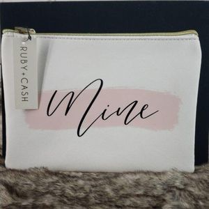 Ruby + Cash‎ White Mine Makeup Pouch